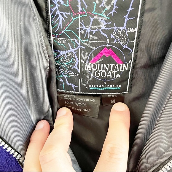Vintage Mountain Goat wool pullover sweater Med - Picture 3 of 5